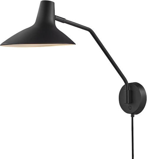 Nordlux Modern Lamp Wall with Socket E14 Black 23x23cm