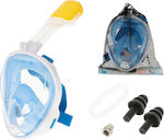 Μάσκα Θαλάσσης Full Face με Αναπνευστήρα Παιδική Small σε Μπλε χρώμα