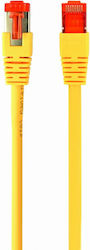 Gembird PP6A-LSZHCU-Y-1M S/FTP Cat.6 Cablu Ethernet 1m Galben