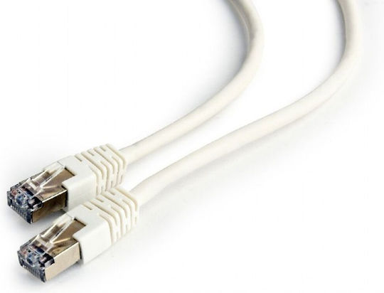 Gembird F/UTP Cat.6 (Gigabit) Network Cable Ethernet 3m White