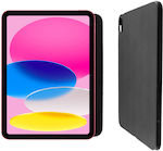 Volte-Tel Umschlag Rückseite Silikon Schwarz (iPad 2022 10,9 Zoll) 8333057