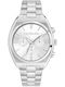 Trussardi Metropolitan Men's Watch Battery with Silver Metal Bracelet