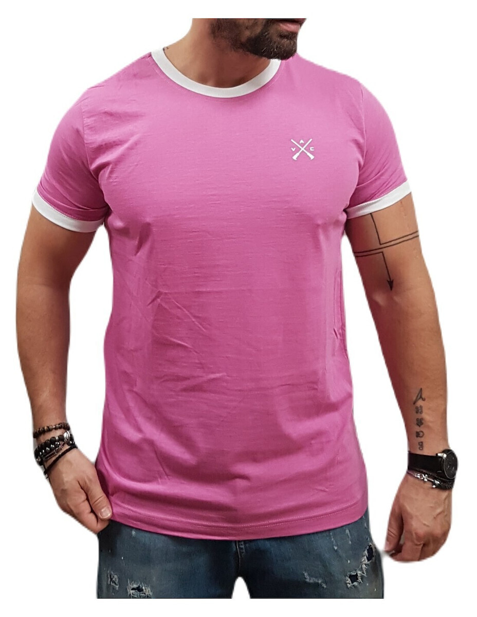 Vinyl Art Clothing T-shirt Pink 10731-14