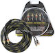 Ground Zero Cable 2x RCA male - 2x RCA male 1m GZCC 1.0X-TP
