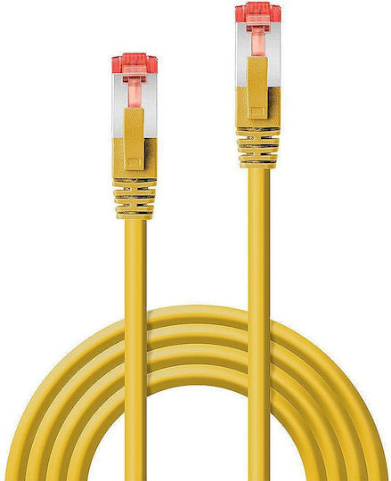 Lindy S/FTP Кат.6 (Gigabit) Мрежов Кабел Ethernet 1м Жълт