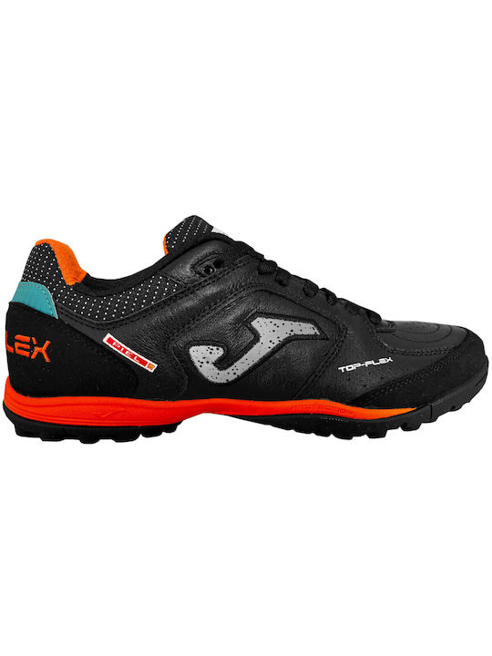 Joma Top Flex 2301 TF Χαμηλά Ποδοσφαιρικά Παπούτσια με Σχάρα Μαύρα