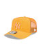 New Era Yankees Tona Snapback Trucker Cap Orange