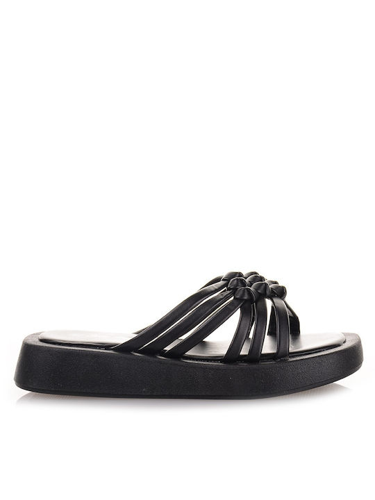 Famous Shoes Flatforms Women s Sandals Black Skroutz.cy