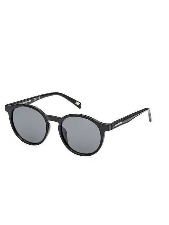 Skechers Sunglasses Μαύρα with Acetate Frame & Gray Lens Skechers Sunglasses Μαύρα with Acetate Frame & Gray Lens