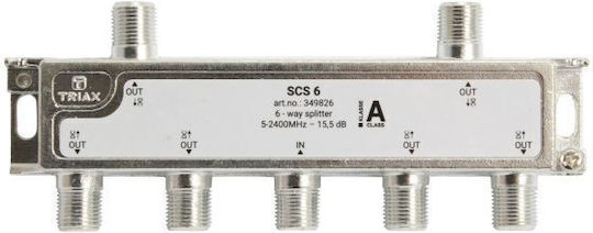 Triax 6-way SCS 6 5-2400MHz Διακλαδωτής