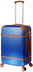 Dielle 160 Μεσαία Βαλίτσα με ύψος 65cm σε Μπλε χρώμα