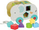 Orange Tree Toys Παιχνίδι Ταξινόμησης Σχημάτων Ελέφαντας από Ξύλο για 18+ Μηνών
