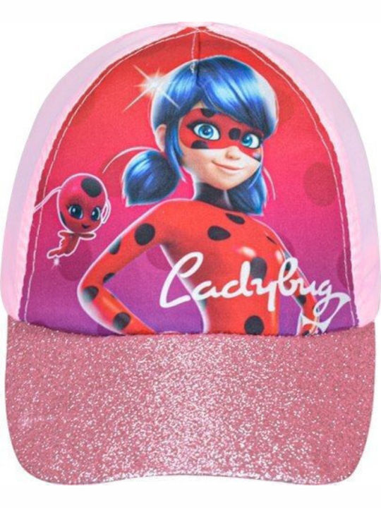 Stamion Παιδικό Καπέλο Jockey Glitter Ροζ