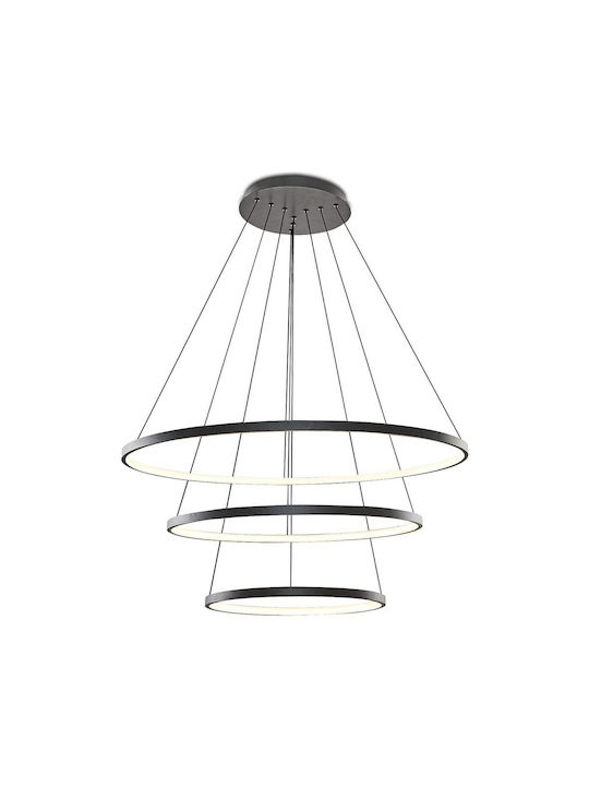 Arapidis Pendant Lamp with Built-in LED Black