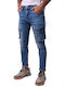 Jeans Cargohose Blau