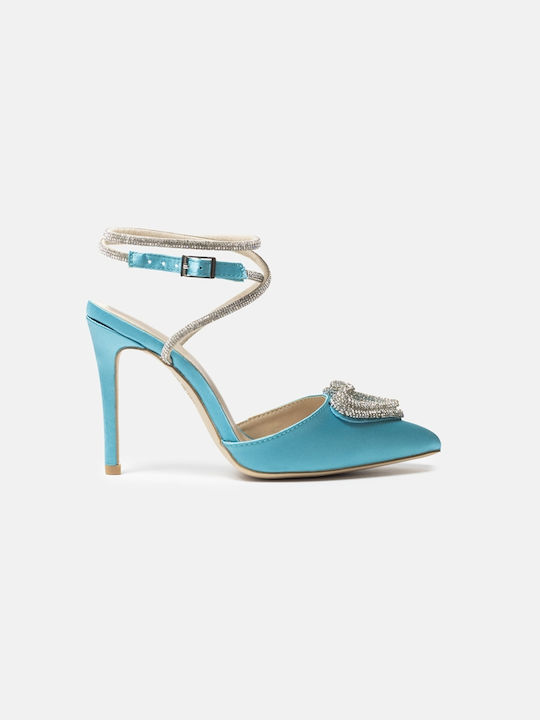 InShoes Pumps mit Riemchen Hellblau