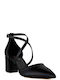 Black Heels with Strap