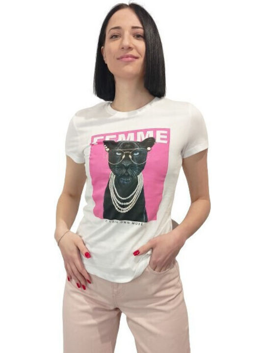 Only Vibe Γυναικείο T-shirt Pink
