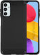 Sonique Carbon Brushed Back Cover Silicone / Plastic Black (Galaxy M13)