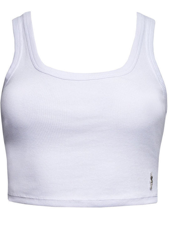 SugarFree Women's Athletic Crop Top Sleeveless ...