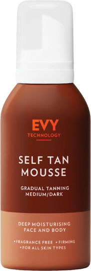 Evy Technology Selbstbräuner Mousse Körper Mittel / Dunkel 150ml