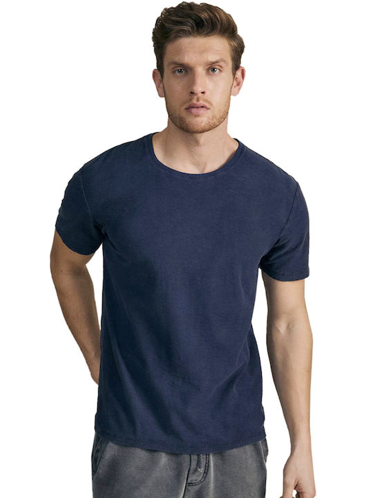 Dirty Laundry Herren T-Shirt Kurzarm Acid Blue