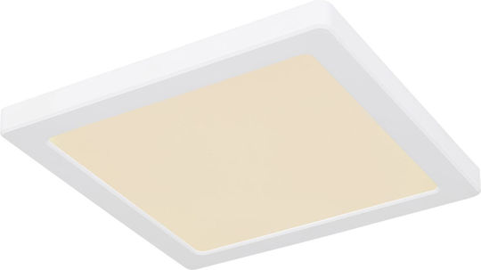 Globo Lighting Квадрат На открито LED Панел 18W с Регулируемо бяло Светлина 21.7x21.7см.