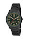 U.S. Polo Assn. Men's Watch Battery with Black Metal Bracelet