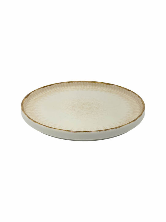 Ankor Plate Desert made of Porcelain White with Diameter 22cm