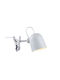 Nordlux Office Lamp for Socket GU10 and Clip in White Color