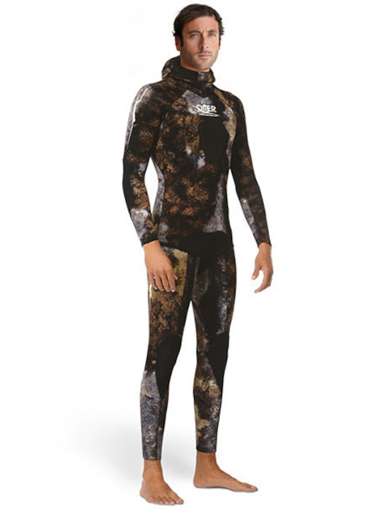 Omer Mix 3D Bifo 5mm Full Wetsuit for Speargun Camouflage Brown