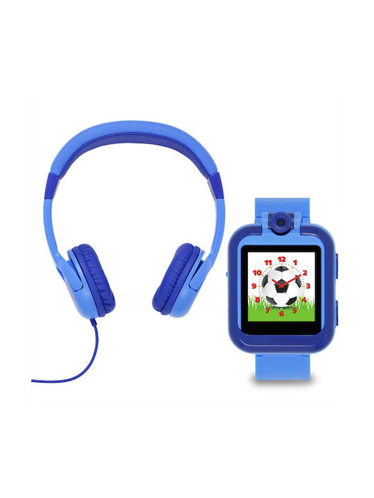 Tikkers Kinder Smartwatch mit Kautschuk/Plastik Armband Blau