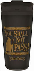Pyramid International Lord of the Rings You Shall Not Pass 450ml Μαύρο