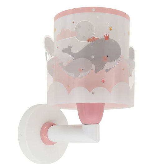 Ango Led Plastic Kids Wall Light Whale Dreams