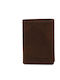 Leather Men's Wallet Cards Dark Brown
