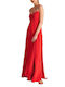 Ale - The Non Usual Casual Καλοκαιρινό Maxi Φόρεμα Κόκκινο