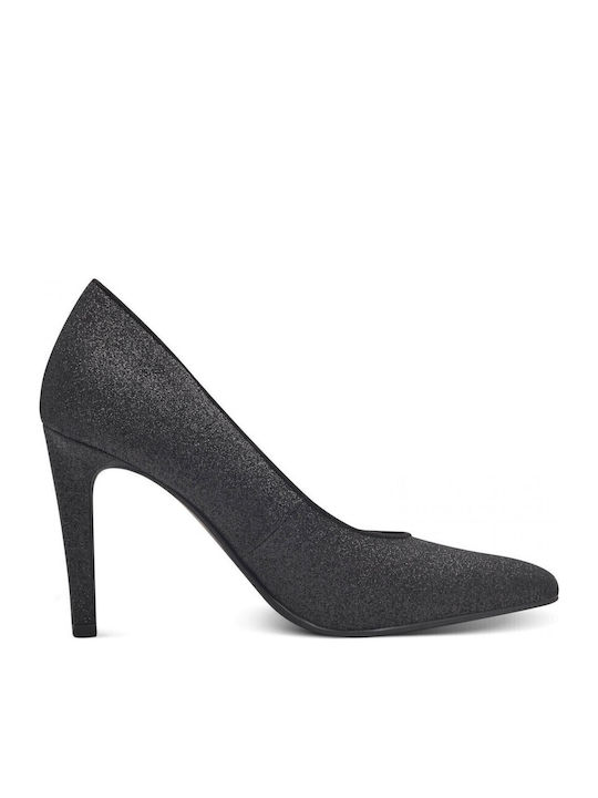 Spitze Zehe Pumps mit Schwarz Absatzdicke Stiletto