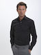 Solid Color Slim Fit Shirt Donini Black