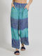 Ble Resort Collection Women's Pants Beachwear in Blue color