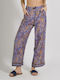 Ble Resort Collection Women's Pants Beachwear in Blue color