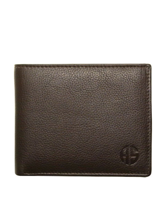 10114-0 Leather Men's Wallet Classic with RFID Brown