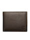10114-0 Leather Men's Wallet Classic with RFID Brown