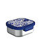 Quokka Inox Lunch Box Blue