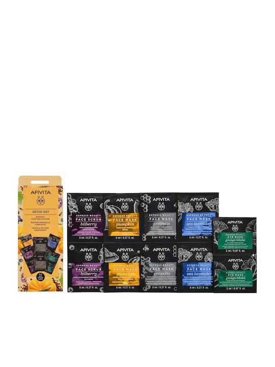 Apivita Detox Diet Σετ Περιποίησης για Ενυδάτωση & Καθαρισμό Προσώπου