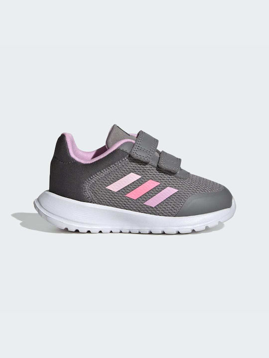 Adidas Αθλητικά Παιδικά Παπούτσια Running Tensaur Run 2.0 CF I με Σκρατς Grey Three / Bliss Lilac / Bliss Pink