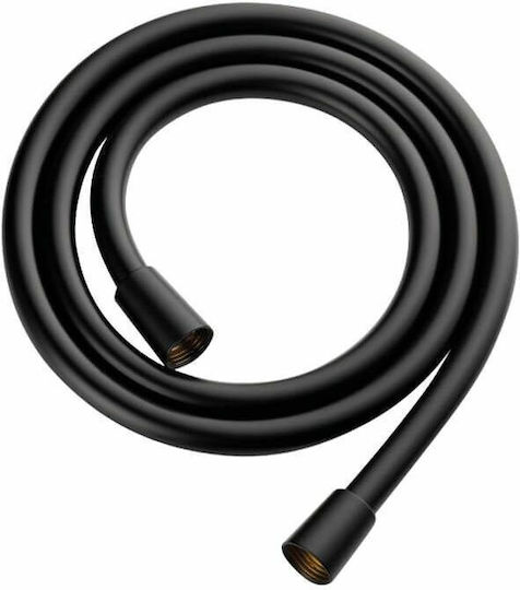 Kuchinox Cento Σπιράλ Ντουζ Πλαστικό 150cm Μαύρο