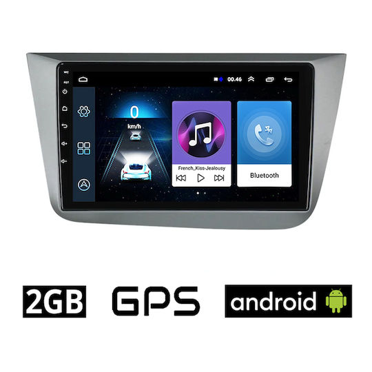 Ηχοσύστημα Αυτοκινήτου για Seat Toledo 2004-2009 (Bluetooth/USB/AUX/WiFi/GPS/Apple-Carplay/Android-Auto) με Οθόνη Αφής 9"