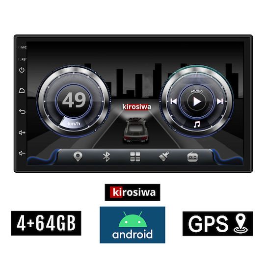 Kirosiwa Ηχοσύστημα Αυτοκινήτου για Volkswagen Lupo 1998-2005 (Bluetooth/USB/WiFi/GPS) με Οθόνη Αφής 7"