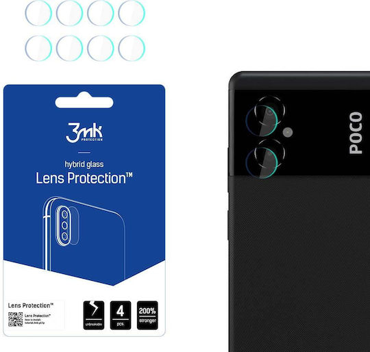 3MK Προστασία Κάμερας Tempered Glass Διάφανο για το Poco M4 5G