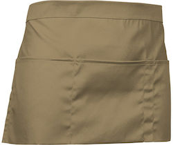 Valento Waiter Waist Apron Coffee Beige
